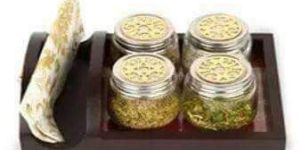 Jar with Serving Tray