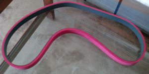Red Coated Flat Belts