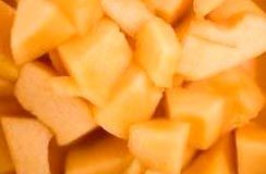 Frozen Muskmelon Cubes