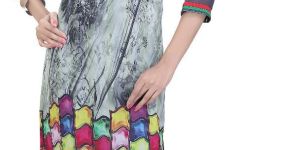 Georgette with Dhupian and Embroidery,