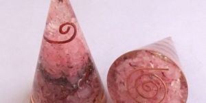 Orgonite Rose Quartz Cone