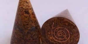 Orgonite Yellow Jasper Cone