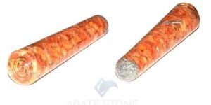 Yellow Jasper Orgone Smooth Massage Wands