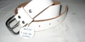 White Leather Belts