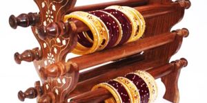 Wooden Bangle Stand