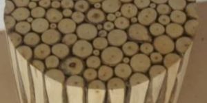 Wooden Recycling Stool