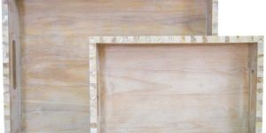 MOTHER OF PEARL WHITE Tray