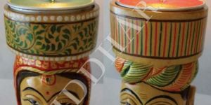 Wooden Tea Light Candle Holders