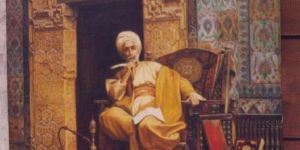 Reproduction of Orientalist Portrait Painting
