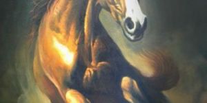 Running Wild Horse Oil Painting