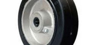 Neoprene Rubber on Aluminum Wheel