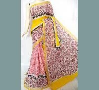 Hand Block Printed Sarees
