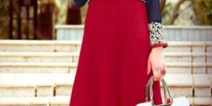 Ladies Red & Blue Kurti