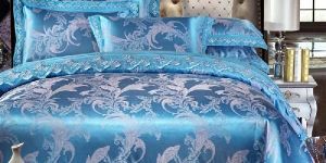 Designer Silk Bed Cover