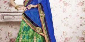 Green Shade Riception Stylist Lehanga