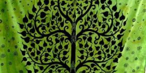 Tree of Life Indian Mandala Tapestry Beach Throw