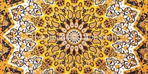 Yellow Star Indian Mandala Tapestry Wall Hanging