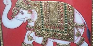 Elephant Tanjore Paintings