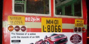 Bus Back Panel Advertising