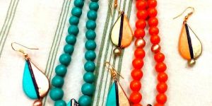 Terracotta Necklaces Worn by Women