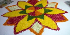 Rangoli Flower Decoration
