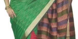 Kunchi Kantha Stitch Saree