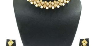 Zaveri Pearls Cubic Austrian Diamond Necklace Set