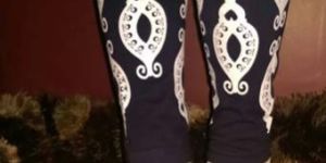 Black Designer Leggeing