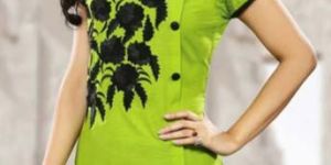 Pure Cotton Kurti with Embroidery