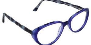 Blue Cat Eye Acetate Spectacle Frame