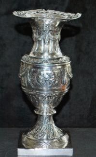 Silver Flower Vase