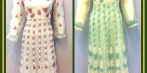 Ladies Chikan Anarkali Suits