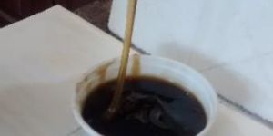 Adhesive Glue Dark Brown