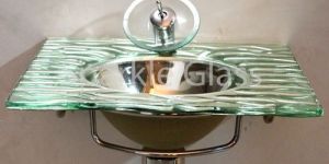 Glass Wash Basin Texture