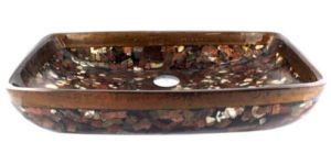 New Antique Resin Bowl