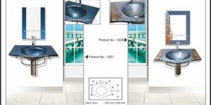 Texture Glass Wash Basin