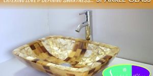 Wooden Resin Wash Bowl Sink