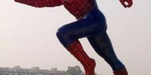 Spider Man Sculpture