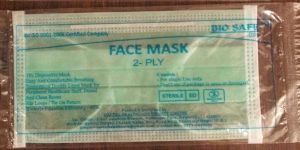 2 Ply Disposable Face Mask