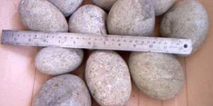 Silver Gray Natural Stone Pebble