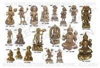 Brass Hanuman Statue
