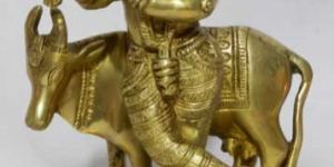 Brass Krishna Statue