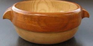 Wooden Soup Bowl