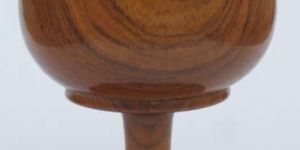 Wooden Wine Challice Glass