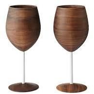 Wooden Wine Glass