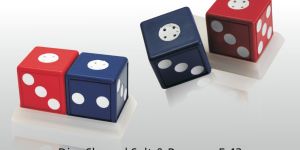Dice shape salt & pepper