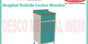 WOODEN BEDSIDE LOCKER