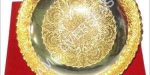 Gold Plated Serving Tray