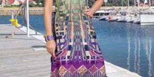 Rayon Multicolour Colour Kurti