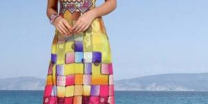 Rayon Multi Colour Embroidered Kurti Designer Kurti